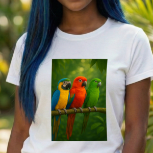 5d t shirt three birds